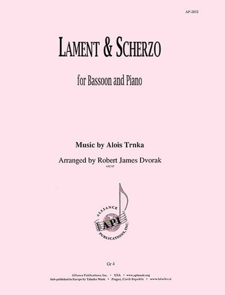 Lament & Scherzo -bsn-pno